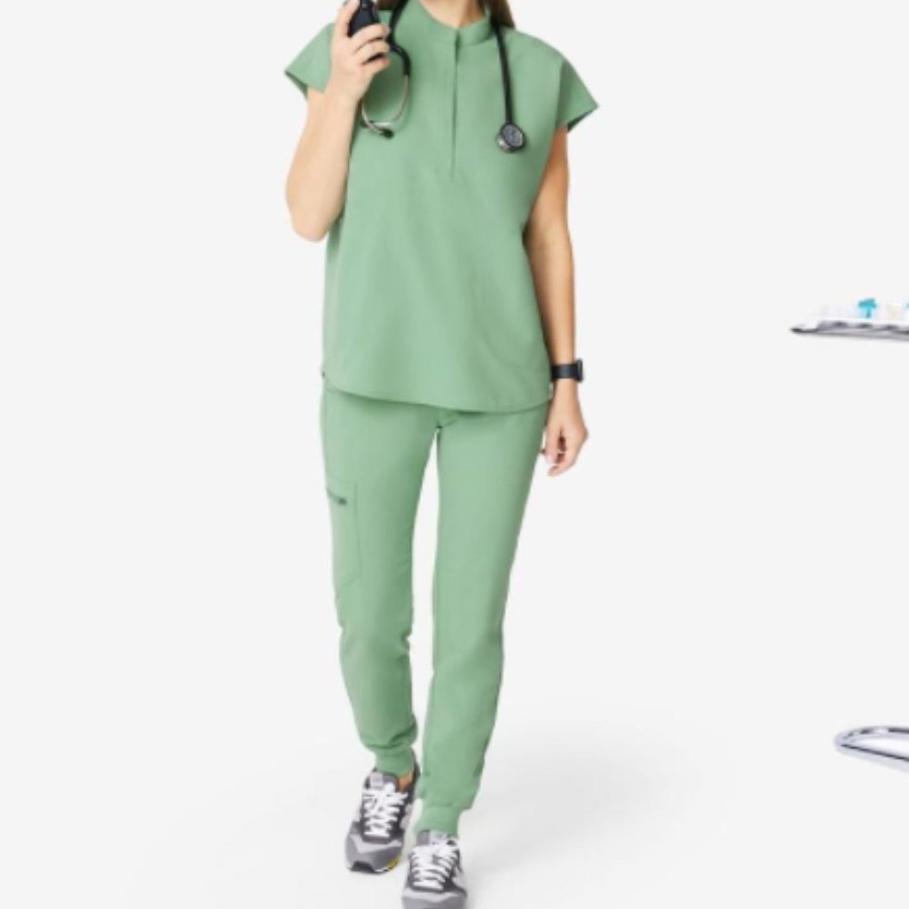 Figs Jade Rafaela Scrub Top